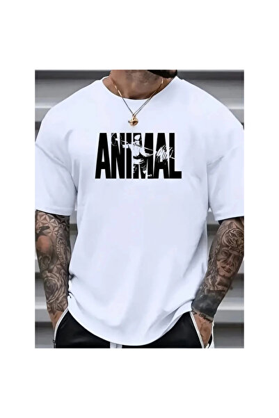 Narnuga Animal Pattern Print Oversive T-Shirt, Suitable for Sports and Daily ...