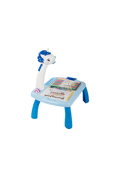 verk group Drawing table set with projector, Verk Group, 35x23x29cm, blue, in...