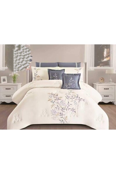 Barigo High-quality, elegant summer double bedsheet set, 8 pieces, size 240*2...