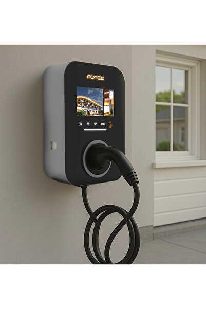Visio Maxi 22kW AC Trifaze Elektrikli Araç Şarj İstasyonu – RFID, Wi-Fi, 7” Ekran, 5m Kablolu