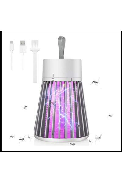 SimpluAcasa Portable UV Mosquito Killer Lamp, 360°, USB Rechargeable, Electro...