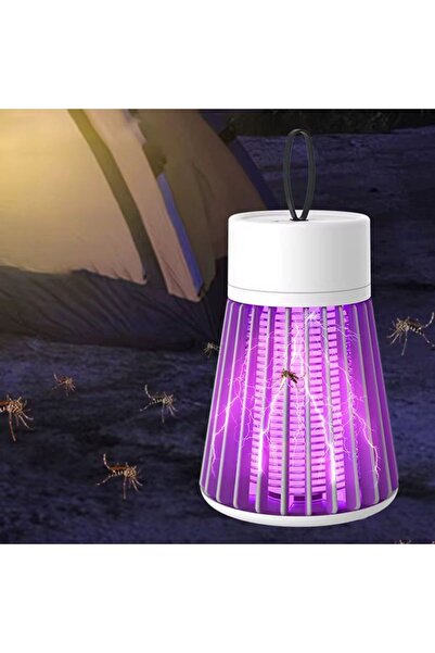 SimpluAcasa SET 2X Lampa UV Anti-Insecte cu Electroșoc, Alimentare 220V, Sile...