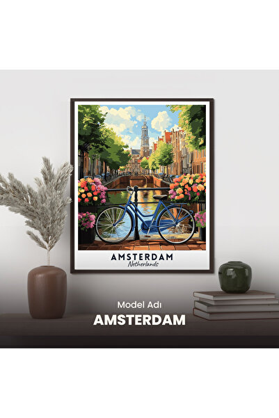 hediye hobim Amsterdam 40x50 Sayılarla Boyama Seti Boya Fırça Dahil Tuval Hob...