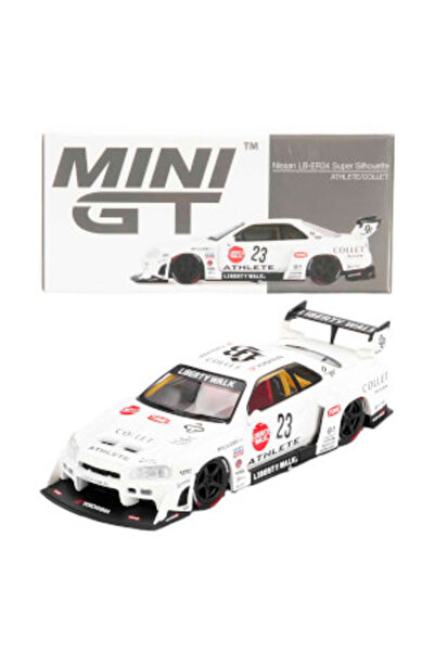 Montreal 1:64 mini gt nissan lb-er34 super silhouette athlete/collet diecast ...