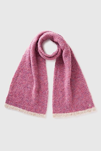 United Colors of Benetton Dusty Rose Γυναικείο/Κοριτσίστικο Φουλάρι με λεπτομ...