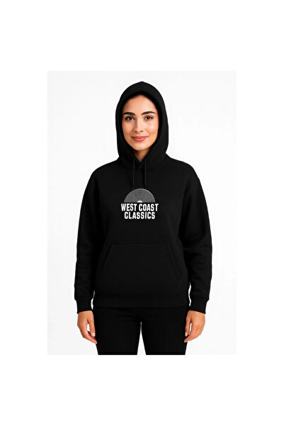Narnuga Hooded Sweatshirt – Oversize "West Coast Classics" - Black -