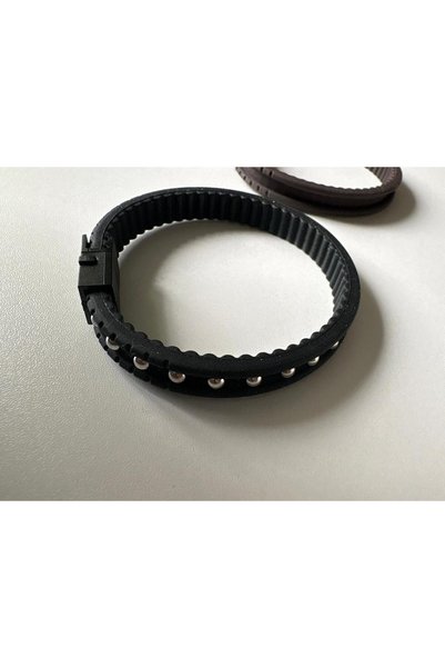 tip top BRATARI SILICON CU INSERTIE METALICA 2 BUCATI