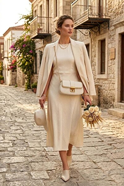 Guja C1001 Women's Chain Detailed Night and Daily Shoulder Bag