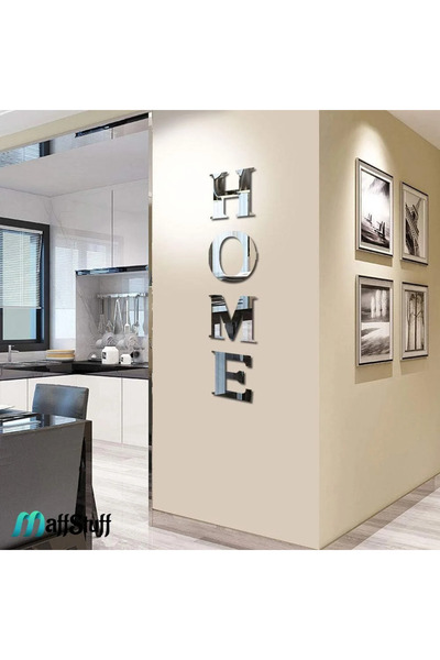 MaffStuff Decorative Wall Mirror Home Model Acrylic 100x22 cm