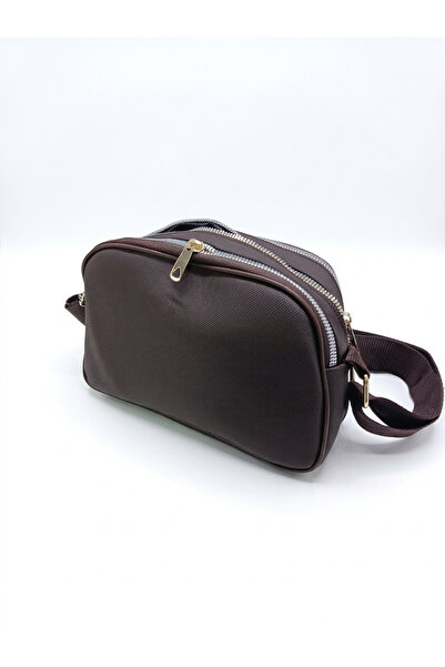 MAMIN Τσάντα ώμου με 3 φερμουάρ