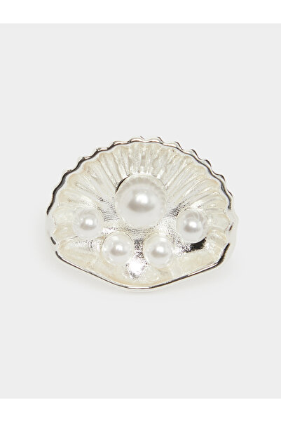 Styli Silver Pearl Shell Ring