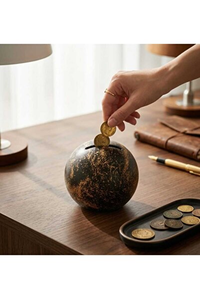 Mask Χειροποίητο Κεραμικό Σφαιρικό Κουμπαράς που μπορεί να σπάσει και να επαν...