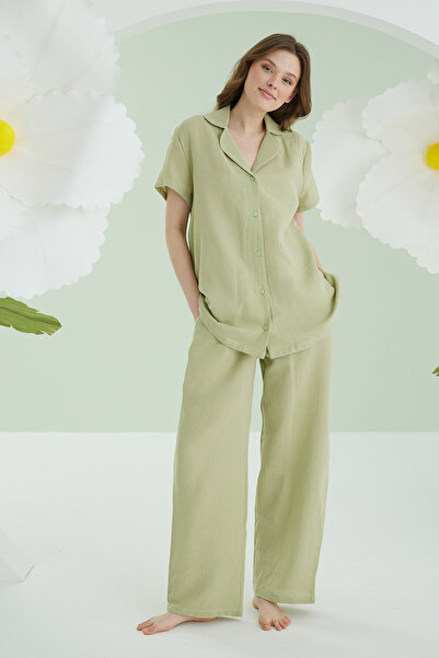 NBB Пижамен комплект Сераена с предно закопчаване 68382