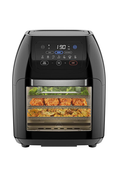 Chefman Ψηφιακή φριτέζα ζεστού αέρα, 10 λίτρα, 1800 Βατ, 17 προκαθορισμένες ε...