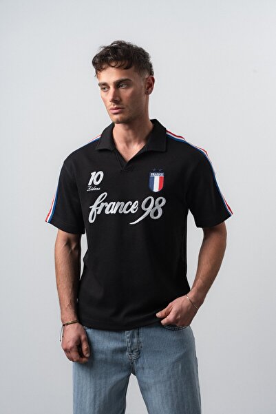 Respire Ανδρικό μπλουζάκι για το Παγκόσμιο Κύπελλο Γαλλίας 98 με κανονική εφα...