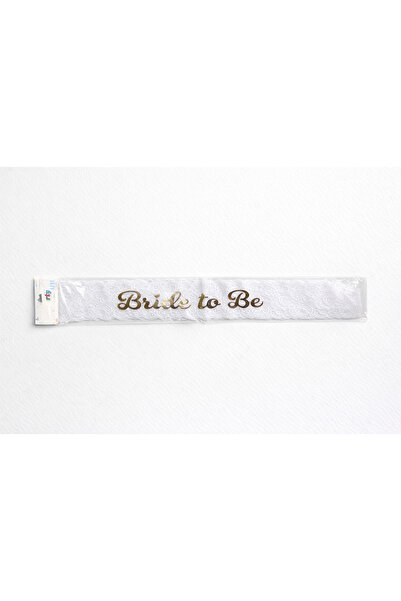 Bride To Be Yazılı Dantel Gelin Kuşağı – Bekarlığa Veda & Nişan Aksesuarı