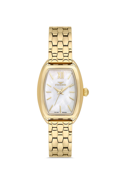 FERRO Yellow Steel Cord Women Wrist Watch Fl21769A-B 3Atm Water Resistant 2 Y...