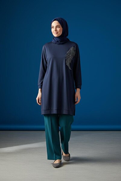 Tango Cotton Tunic with Stone Details