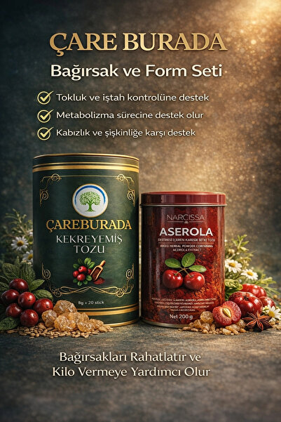 Çare Burada ÇareBurada Sindirim Destek Seti - ÇareBurada Kekreyemiş 8 G x 20 ...