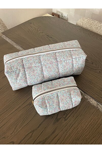 Rosalyabag 2-Piece Set Makeup and Hair Styling Bag with Compartments