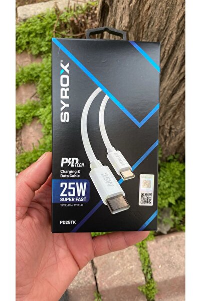 Syrox 25w 3.0 Amper Type-c Hızlı Şarj Kablosu