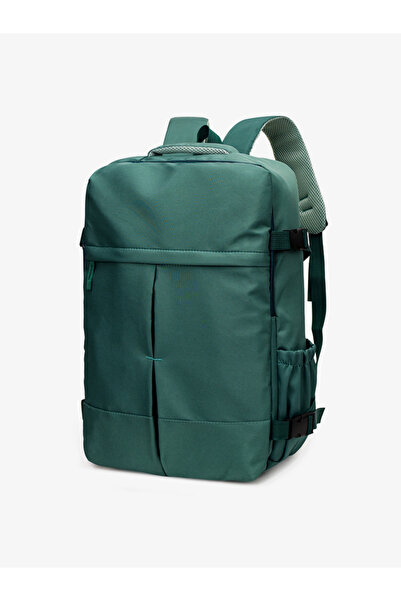 Take Two By Styli Green Zip Closure Backpack