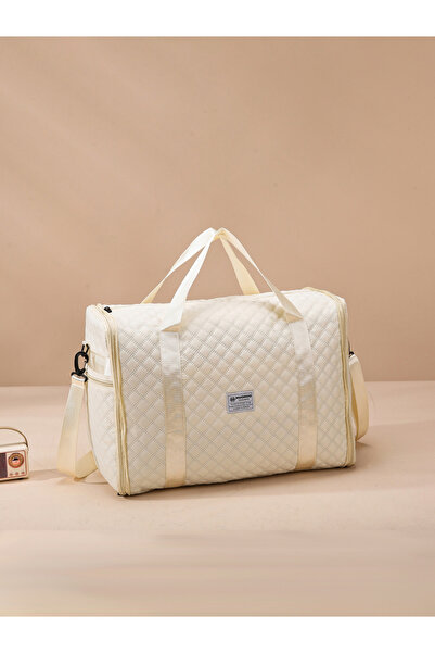 Take Two By Styli Quilted Look Double Strap Handbag