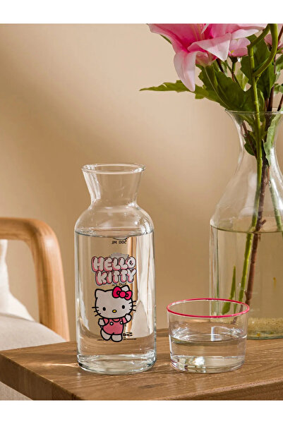 LC Waikiki LCW HOME Pembe Hello Kitty Figürlü Baş Ucu Sürahisi 700 Ml
