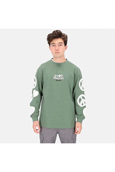 Good Practice Υπερμεγέθες Τυπωμένο Μακρυμάνικο Μπλουζάκι Ουνισέξ