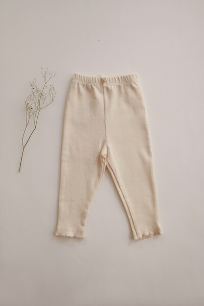 Oh La La Koala For Little Ones Krem Paça Dantelli Kaşkorse Tayt