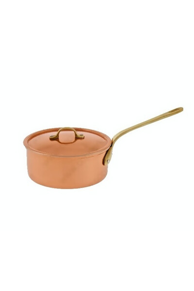 Destilatori Copper Saucepan Ø24cm with Professional Bronze Lid and Handle