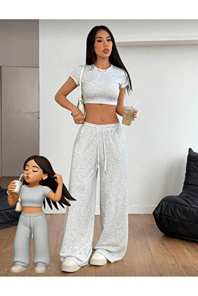 Le Vion Women's Wide Leg Sweatpants Baggy Oversize Loose High Waist Comfortab...