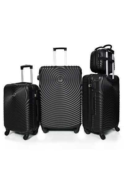 MORANO Morano 4-Piece Luggage Set Durable and Lightweight Spinner Wheeled Sui...