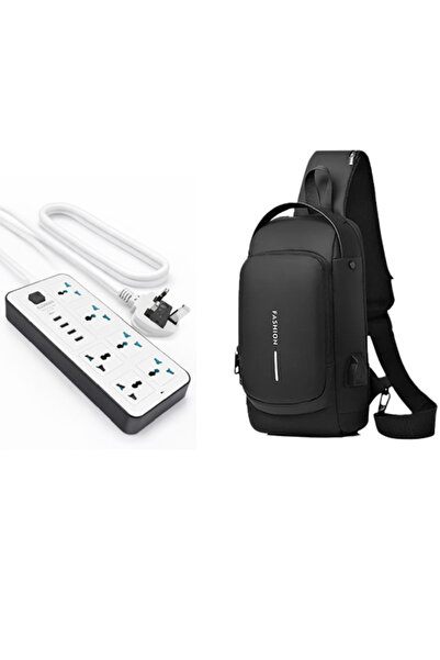 Primo حقيبة كتف متعددة الوظائف مضادة للسرقة مزودة بمنفذ شحن USB مدمج ومجموعة ...