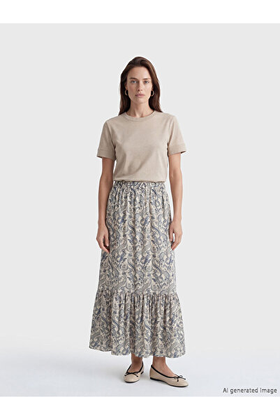 LC Waikiki I Beli Corded Embroidered Ruffle Skirt from Freezen Store