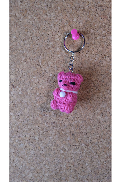 El Yapımı Amigurumi Anahtarlık – Küçük Boy Sevimli Hayvan ve Kalp Figürlü Örgü Anahtarlık