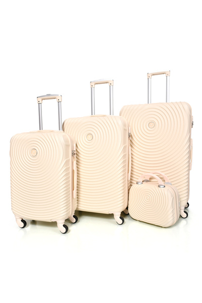 MORANO Morano 4-Piece Luggage Set Durable and Lightweight Spinner Wheeled Sui...