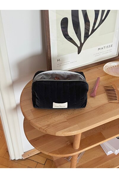 Punchiess Black Makeup Bag Large Size