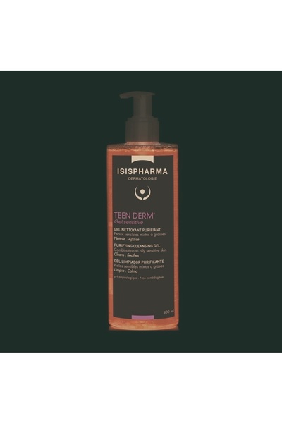 ISISPHARMA Teen Derm Gel de curățare pentru piele sensibilă, 400 ml