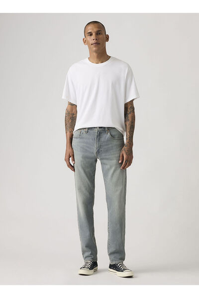 Levi's Lse 502 Taper Silent Echo Men's Gray Jean Denim Pants A2088-0067