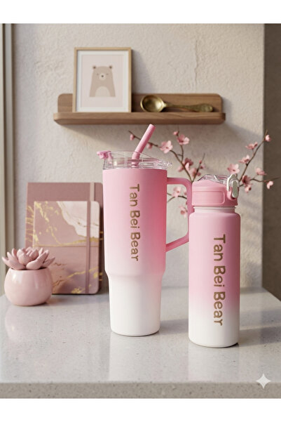 ceviz home züccaciye tekstil ltd şirketi 2'li Matara Seti (1500ml + 700ml) - ...