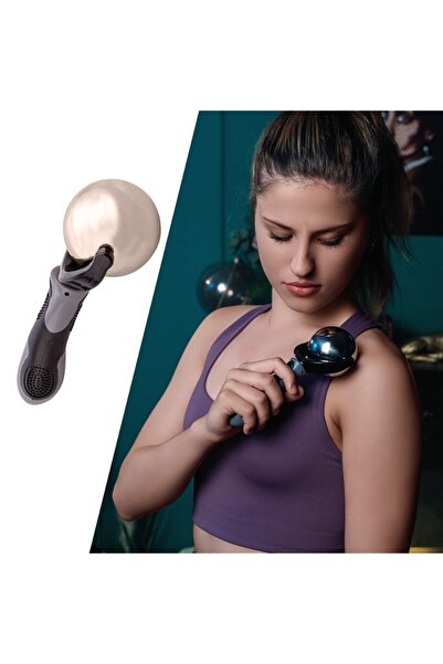 inSPORTline Accesoriu Masaj Bila cu Maner Paipi