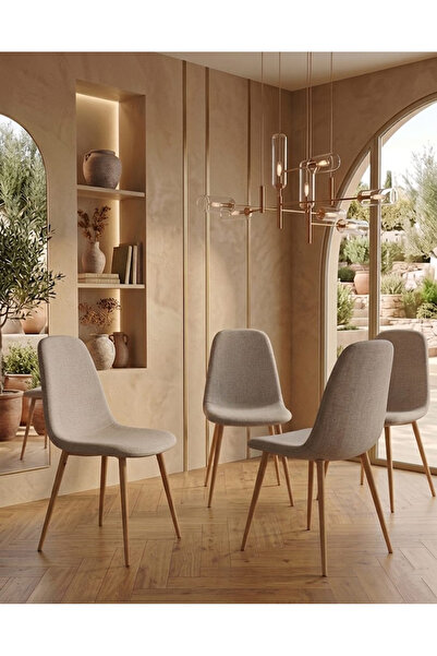 TrentonGCC طقم كراسي طعام عصرية 4 قطع