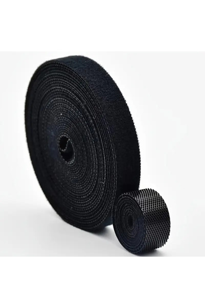 MaffStuff Cable Management Velcro Tape Black 1 cm x 500 cm