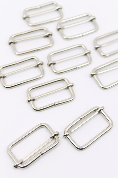 Alya trend 10Pcs 4 cm Adjustment Buckle Metal Color