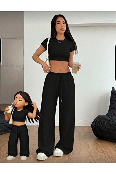 Le Vion Women's Wide Leg Sweatpants Baggy Oversize Loose High Waist Comfortab...