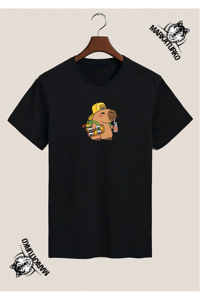 MarkaTurko Capybara Special Design Printed T-Shirt