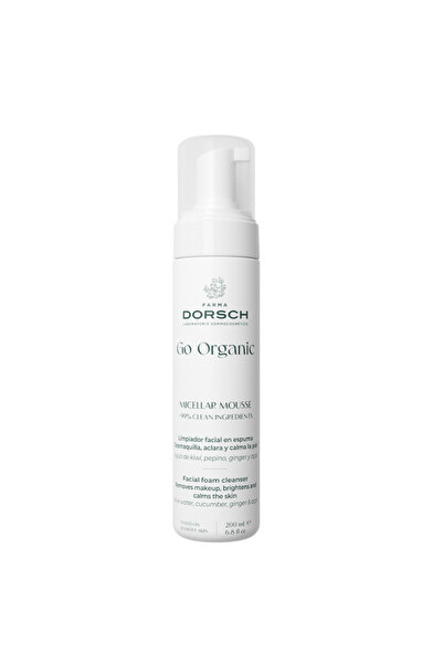 Farma Dorsch Spumă micelară Go Organic pentru demachiere și curățare, 200 ml