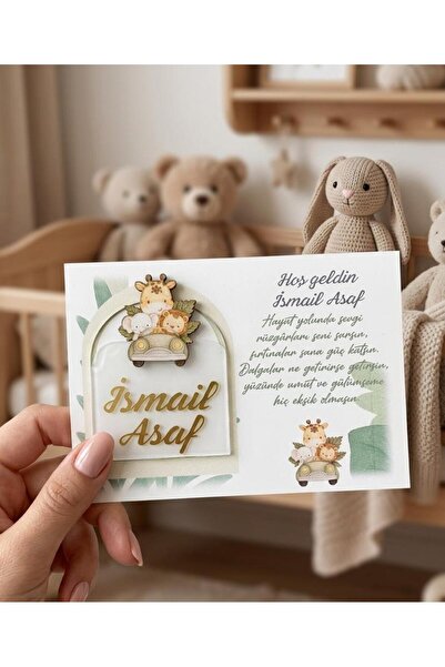 LABİREND PRODUCTS 10'lu paket Pencere form Pleksi Araba Figürlü Bebek Magnet ...