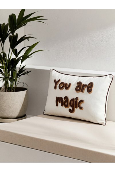BELENAY Magic Süzene Kahverengi Kırlent Kılıfı